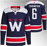 Men's Washington Capitals #6 Joel Edmundson Navy Stitched Jersey,baseball caps,new era cap wholesale,wholesale hats